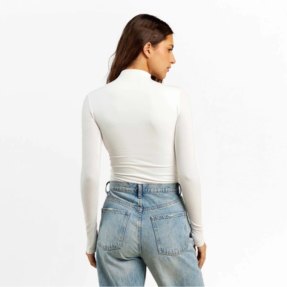 NUUDS Long Sleeve Mock Neck Shirt - Picture 4 of 6